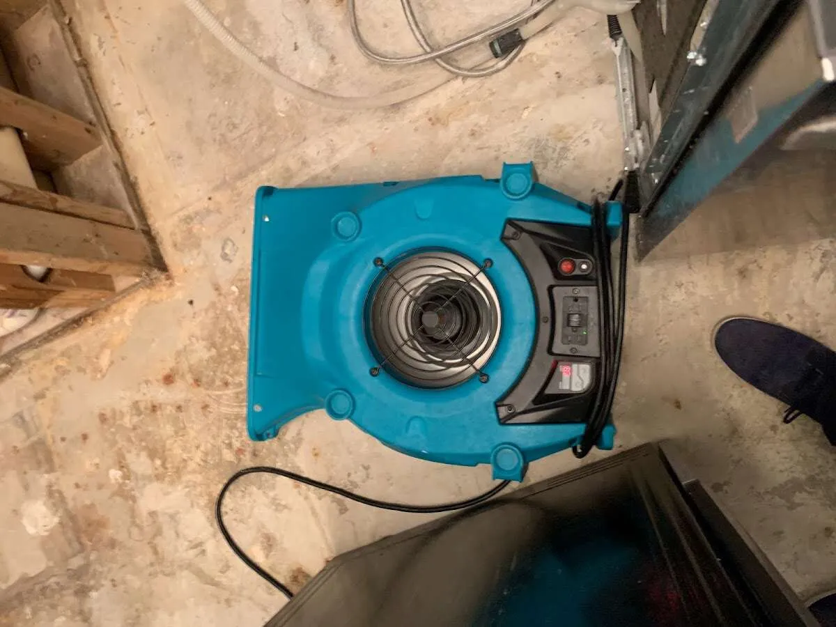 Air mover drying equipment for Mold Remediation & Removal in West Sacramento